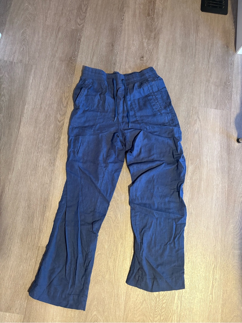 Women’s  Navy Blue Casual Drawstring Pants
